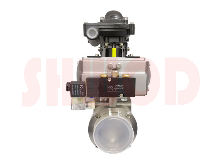 气动卫生级蝶阀