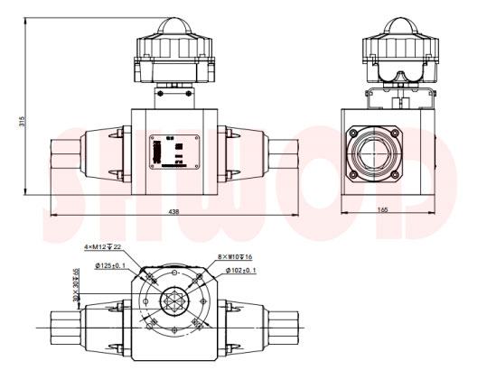 执行器接口尺寸图